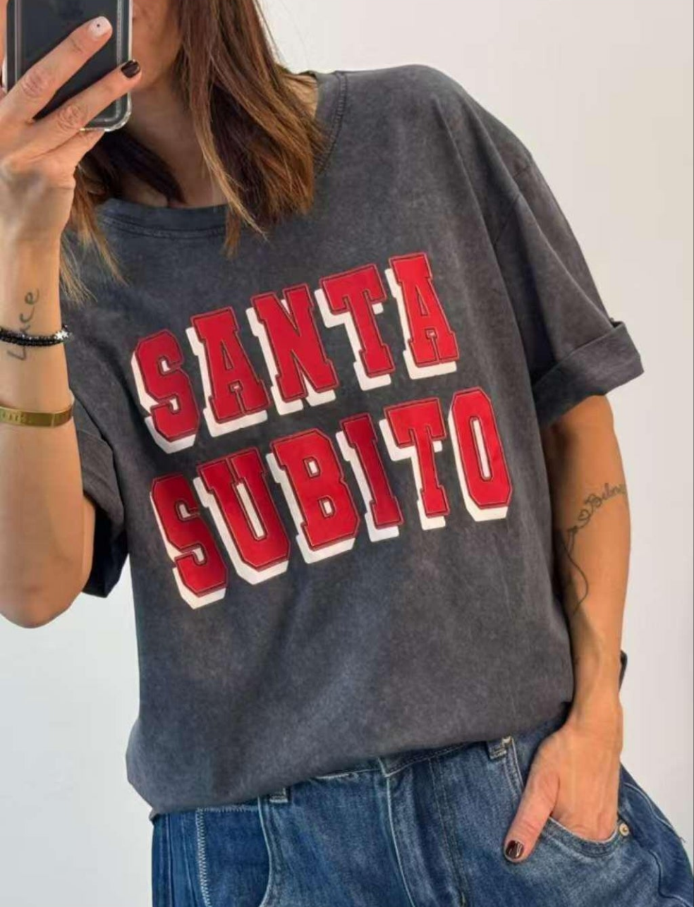 T-shirt "SANTA SUBITO"