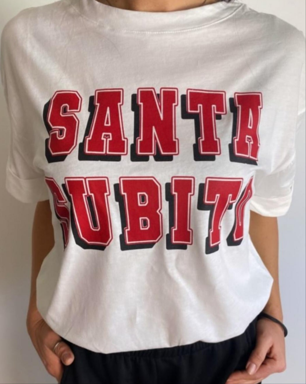 T-shirt "SANTA SUBITO"