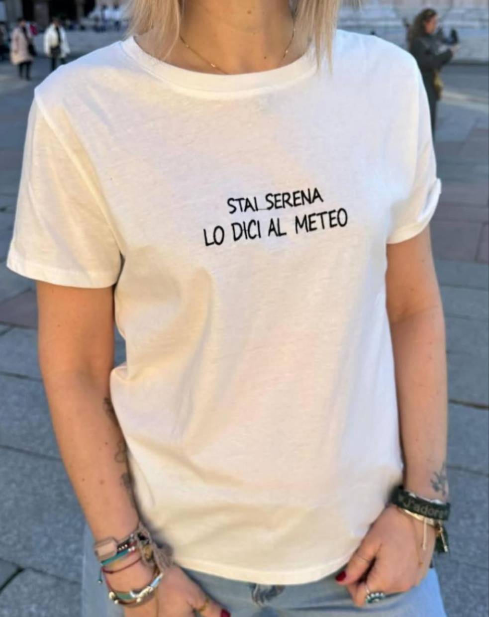 T-SHIRT "STAI SERENO LO DICI AL METEO"